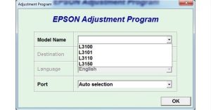 Reset Printer Epson L3100