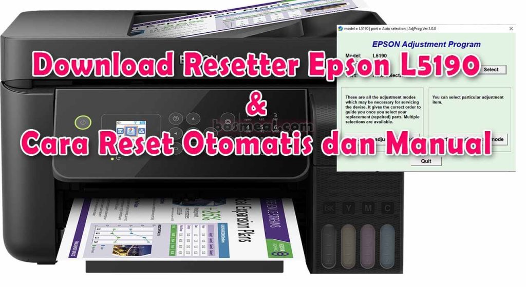 Reset Printer Epson L5190
