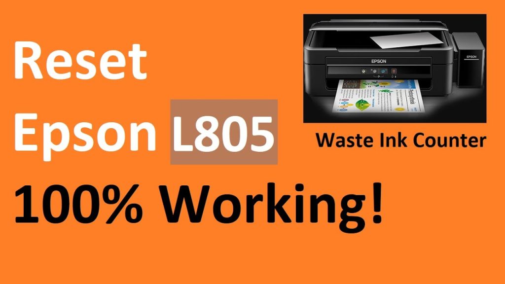 Reset Printer Epson L805
