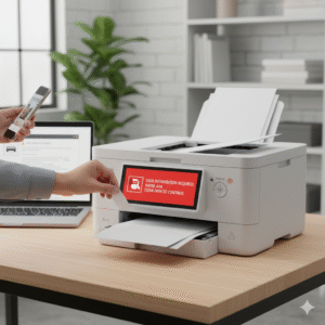 printer needs user intervention