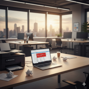 printer queue cannot delete