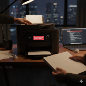 printer needs user intervention