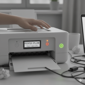 printer offline padahal sudah nyala