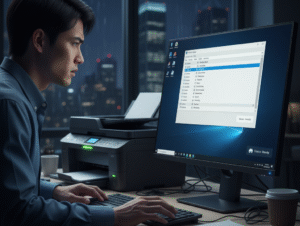 printer ready tapi tidak bisa print