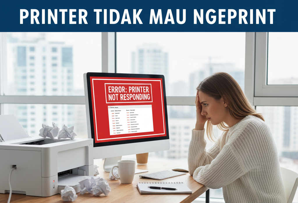 printer tidak mau ngeprint