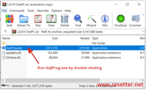 printer resetter epson l3210