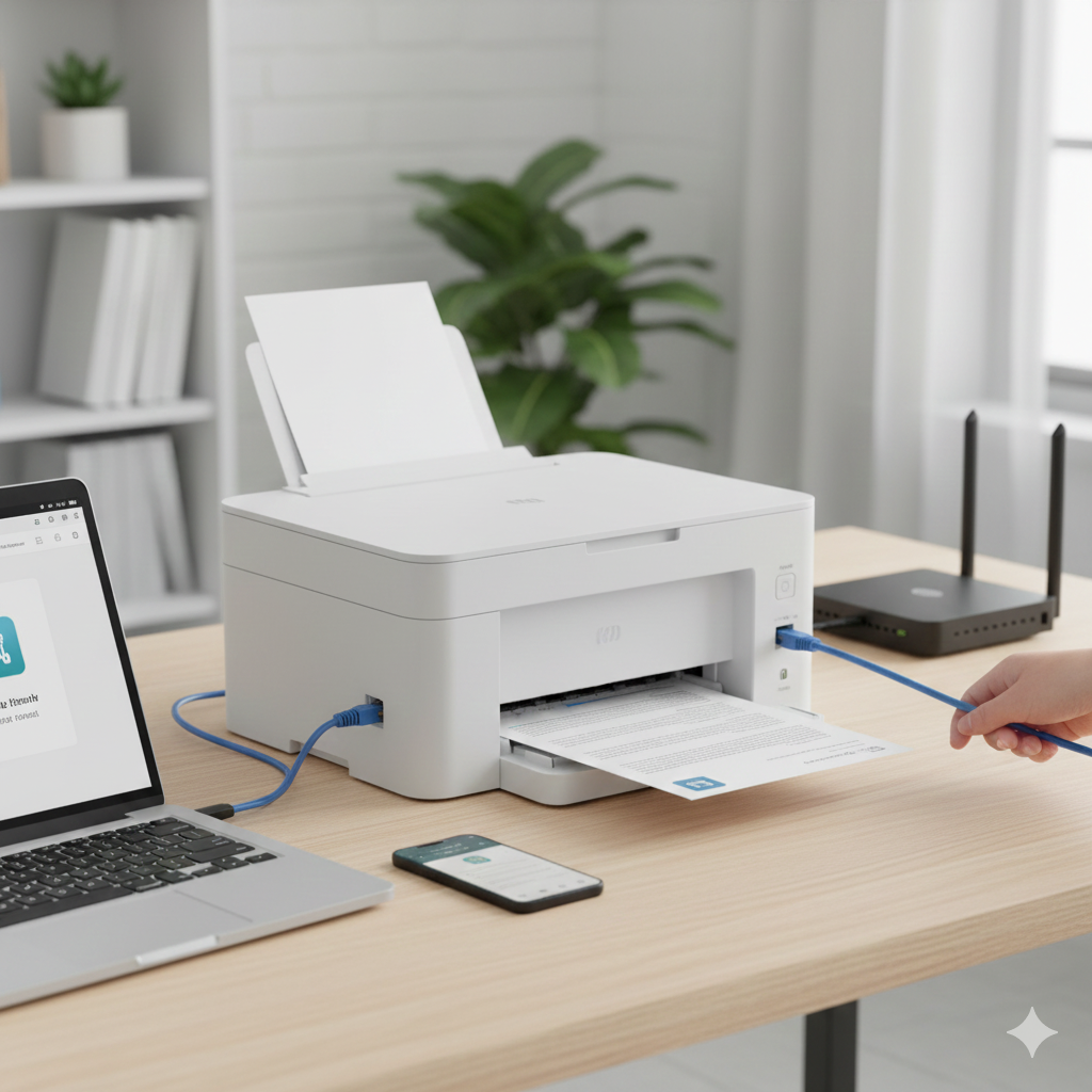 all in one printer with ethernet port