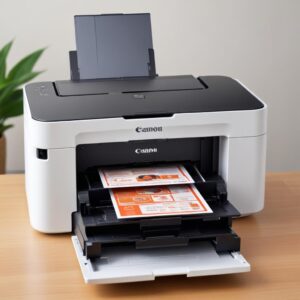 Sekelompok orang yang beragam (pelajar, pekerja kantoran, keluarga) tersenyum sambil memegang dokumen cetakan dari Canon G3260 All In One Printer, menunjukkan manfaat untuk berbagai kalangan.