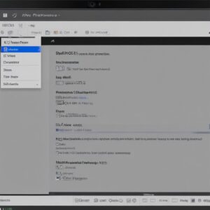 A laptop screen displaying the