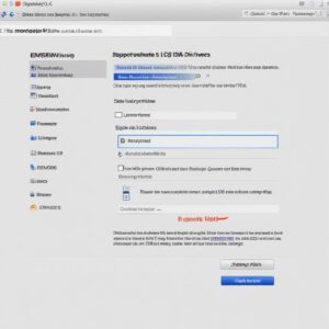 A screenshot of the official Epson support website for downloading drivers, specifically for the L3210 model, with the macOS selection clearly visible. A cursor hovers over the download button.