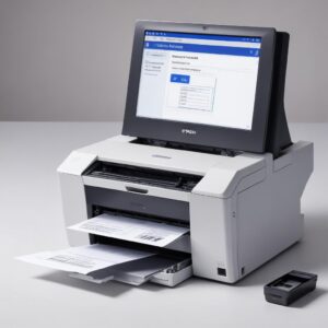 An illustration of an Epson printer with an