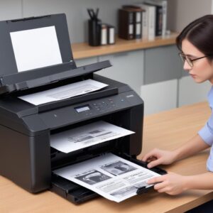 Antarmuka software resetter Epson L3210 yang terbuka di layar laptop, dengan opsi 