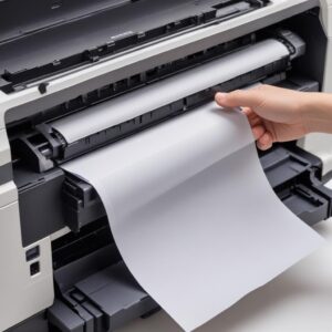 Close-up roller penarik kertas pada printer Epson L3210 yang kotor dan aus, menunjukkan debu dan bekas tinta.