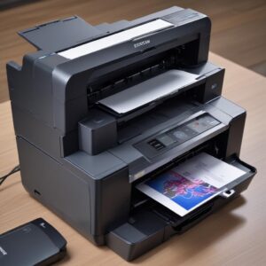 Ilustrasi tangan sedang mengecek level tinta pada layar komputer, dengan latar belakang printer Epson.</p>
<p>“><br /> Yuk, langsung aja cekidot!</p>
<h3>Solusi Cepat 1: Cek Tinta Hitam Kamu (Ini Paling Sering Terjadi!)</h3>
<ul>
<li> <p><strong>Buka Aplikasi Printer di Komputer:</strong> Cari opsi “Ink Levels” atau “Perkiraan Level Tinta”. Pastikan tinta hitam kamu masih ada dan enggak kosong melompong. Kalau indikatornya merah atau menunjukkan ’empty’, ya jelas itu penyebabnya!</p></li>
<li> <p><strong>Cek Fisik Tabung/Kartrid:</strong> Untuk printer dengan sistem infus, lihat langsung tabung tinta hitamnya. Apakah isinya tinggal sedikit? Atau bahkan kosong? Segera isi ulang ya!</p></li>
<li> <p><strong>Isi Ulang Tinta (Kalau Kosong):</strong> Jangan tunda lagi. Pastikan kamu pakai tinta yang berkualitas dan sesuai dengan tipe printer Epson-mu agar <strong>kualitas cetak hitam</strong> tetap prima. Setelah diisi, biasanya masalah <strong>tinta hitam tidak keluar</strong> akan langsung beres.</p></li>
</ul>
<h3>Solusi Cepat 2: Lakukan Head Cleaning atau Pembersihan Otomatis (Jurus Standar Tapi Ampuh!)</h3>
<p>Ini adalah fitur bawaan printer Epson yang dirancang untuk membersihkan <strong>print head yang buntu</strong> atau mampet. Print head ini ibarat “mulut” printer yang menyemprotkan tinta. Kalau ada tinta yang mengering di sana, otomatis warna hitam enggak akan keluar.</p>
<ul>
<li> <p><strong>Lewat Komputer:</strong> Buka “Control Panel” (Windows) atau “System Preferences” (Mac), cari “Devices and Printers” atau “Printer & Scanners”. Klik kanan printer Epson kamu, pilih “Printing Preferences” atau “Properties”. Cari tab “Maintenance” atau “Utilitas”, lalu pilih “Head Cleaning” atau “Pembersihan Print Head”. Ikuti instruksi di layar.</p></li>
<li> <p><strong>Lewat Tombol di Printer:</strong> Beberapa model printer Epson punya tombol khusus untuk ini. Biasanya tombol dengan gambar tetes tinta atau tombol power + tombol resume. Cek buku manual printer kamu untuk cara pastinya.</p></li>
<li> <p><strong>Lakukan 2-3 Kali:</strong> Kalau sekali belum berhasil, coba ulangi 2-3 kali. Kadang, <strong>sumbatan tinta hitam</strong> perlu beberapa kali pembersihan untuk benar-benar hilang.</p></li>
</ul>
<h3>Solusi Cepat 3: Power Flushing atau Deep Cleaning (Jurus Pamungkas Jika Head Cleaning Kurang Mempan)</h3>
<p>Kalau Head Cleaning biasa masih kurang nendang, ada jurus yang lebih kuat namanya Power Flushing atau Deep Cleaning. Ini akan menggunakan lebih banyak tinta untuk membersihkan <strong>saluran tinta</strong> dan <strong>print head</strong> secara lebih intensif. Ingat, ini boros tinta ya, jadi pakai kalau memang Head Cleaning biasa enggak mempan.</p>
<ul>
<li> <p><strong>Cari di Menu Maintenance:</strong> Mirip dengan Head Cleaning, opsi ini biasanya ada di tab “Maintenance” atau “Utilitas” pada pengaturan printer di komputer kamu. Pilih “Power Flushing” atau “Pembersihan Daya” atau “Deep Cleaning”.</p></li>
<li> <p><strong>Pastikan Tinta Penuh:</strong> Karena proses ini boros tinta, pastikan tabung atau kartrid tinta hitam kamu penuh. Jangan sampai kehabisan di tengah jalan!</p></li>
<li> <p><strong>Cetak Pola Uji:</strong> Setelah Power Flushing selesai, jangan lupa cetak “Nozzle Check Pattern” (Pola Uji Nozzle) untuk melihat hasilnya. Kalau semua garis hitam sudah muncul sempurna, berarti masalah <strong>printer Epson warna hitam tidak keluar</strong> kamu sudah teratasi!</p></li>
</ul>
<h2>Mengungkap Misteri: Kenapa Sih Printer Epson Warna Hitam Tidak Keluar?</h2>
<p>Oke, setelah kita tahu cara cepatnya, sekarang yuk kita bongkar lebih dalam apa aja sih yang biasanya bikin <strong>printer Epson kamu ngambek</strong> dan enggak mau ngeluarin warna hitam. Dengan tahu penyebabnya, kamu jadi bisa lebih paham dan mencegahnya di kemudian hari.</p>
<h3>1. Tinta Kering di Print Head (Penyebab Klasik nan Membandel)</h3>
<p>Ini adalah penyebab paling umum. Sama seperti spidol yang dibuka tutupnya kelamaan, tinta di <strong>print head printer Epson</strong> juga bisa mengering dan menyumbat saluran kecil tempat tinta keluar. Biasanya ini terjadi kalau printer jarang dipakai atau dimatikan secara tidak benar.</p>
<h3>2. Kartrid atau Tabung Tinta Bermasalah (Kosong, Salah Pasang, atau Rusak)</h3>
<ul>
<li> <p><strong>Tinta Kosong:</strong> Sudah jelas ya, kalau tangki tinta hitam kosong, mana bisa nyetak. Jadi, selalu cek level tinta.</p></li>
<li> <p><strong>Salah Pasang:</strong> Kalau baru ganti kartrid atau isi ulang tinta, pastikan sudah terpasang dengan benar dan terkunci sempurna.</p></li>
<li> <p><strong>Kartrid Rusak/Kadaluarsa:</strong> Tinta juga punya masa pakai. Kartrid yang sudah kadaluarsa atau rusak bisa bikin <strong>printer Epson warna hitam tidak keluar</strong> dengan baik.</p></li>
</ul>
<h3>3. Udara Masuk ke Selang (Khusus Printer Sistem Infus Modifikasi)</h3>
<p>Bagi kamu yang pakai printer Epson dengan sistem infus eksternal (modifikasi), gelembung udara di selang tinta bisa jadi masalah serius. Udara ini bisa menghambat aliran tinta ke print head, bikin <strong>cetakan hitam tidak sempurna</strong> atau bahkan tidak keluar sama sekali. <img decoding=