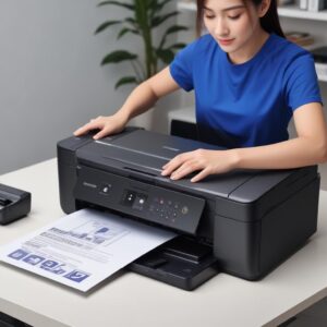 Ilustrasi tangan sedang mengklik tombol