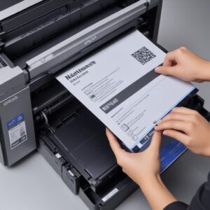 Layar komputer menampilkan menu