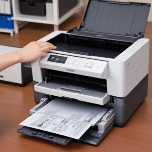 Tampilan layar komputer yang menunjukkan interface software resetter Epson L3210, dengan opsi'Waste Ink Pad Counter' disorot.