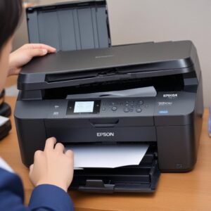 Tangan sedang mengecek layar komputer yang menampilkan