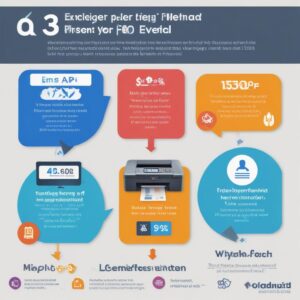 A vibrant infographic showing three key benefits of printer rental: