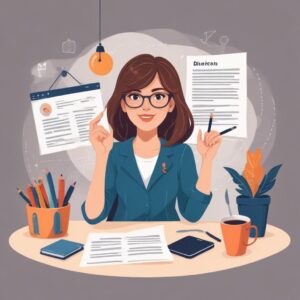 Professional blog post illustration