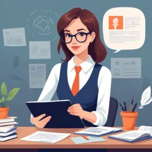 Professional blog post illustration