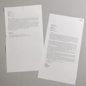 Side-by-side comparison of a pristine, sharp document printed with original toner versus a faded, streaky document printed with low-quality or expiring toner, highlighting the difference in print quality.