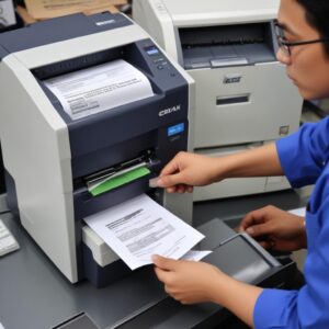 Tangan sedang menekan tombol