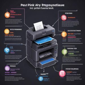 Ilustrasi infografis yang menampilkan perbandingan biaya cetak antara printer ink tank dan printer kartrid, menunjukkan penghematan signifikan pada ink tank.